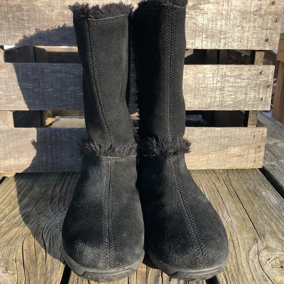 Timberland Black Suede Boots! EUC! - Picture 2 of 7
